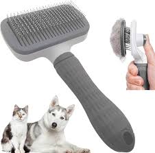 Self-Cleaning Slicker Brush for Dogs and Cats